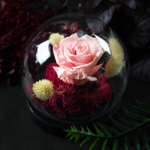 Cloche Dôme Eternelle Rose & Dried 34
