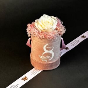 Rose Éternelle "Douceur Champagne" – Hommage à la Féminité