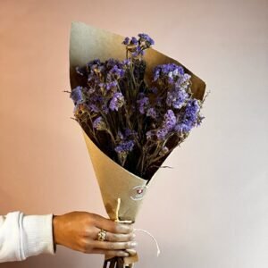 Statice Bleu Violet Séchée
