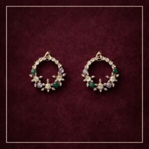 Boucles Couronne Cristalline Colorée 5