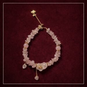 Bracelet Perles Rosée Blanche P38 11