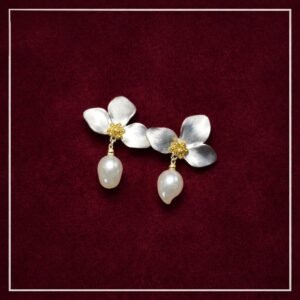 Boucles Perles Orchidée Nacrée – Argent 925 4