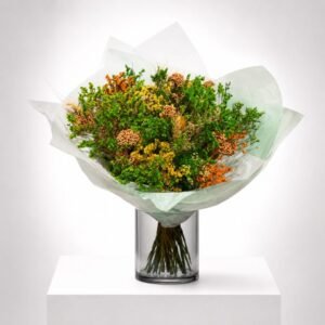 Le Bouquet Séché Vide Vert Orange 22