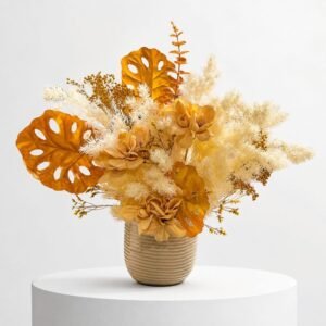 Composition florale crème 22