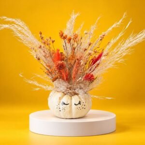 La Petite Frimousse d'Automne – Citrouille aux fleurs séchées 21
